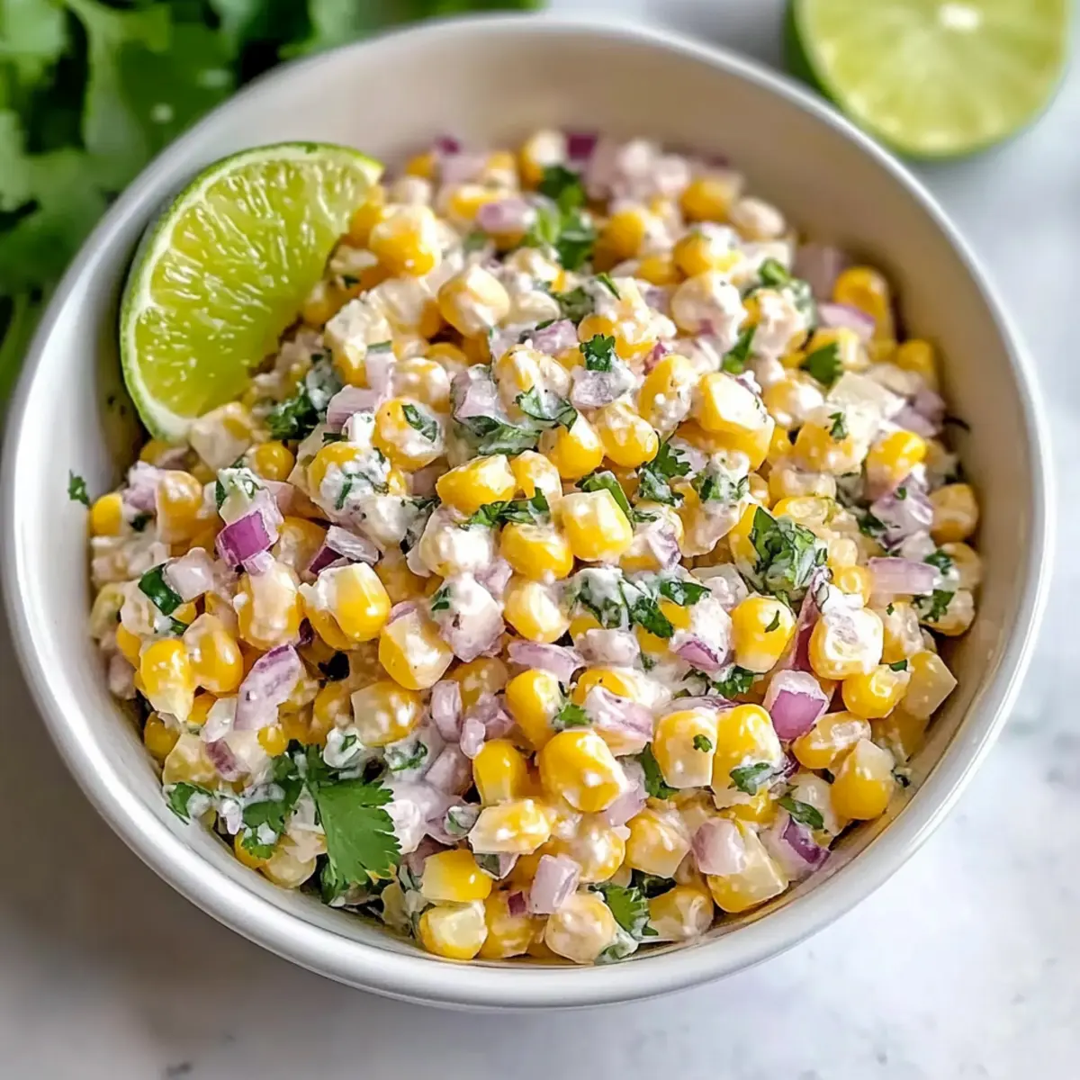Street Corn Salad with Greek Yogurt