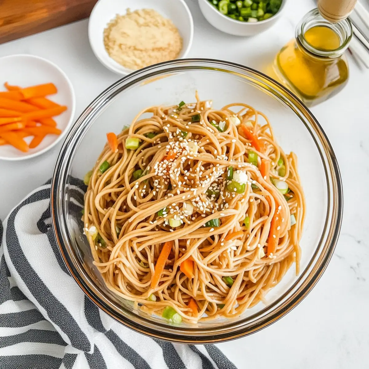 Cold Sesame Noodle Salad
