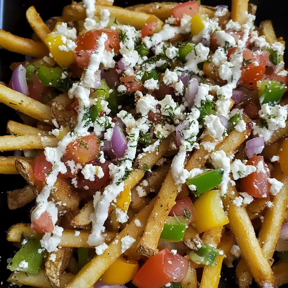 Loaded Greek Fries