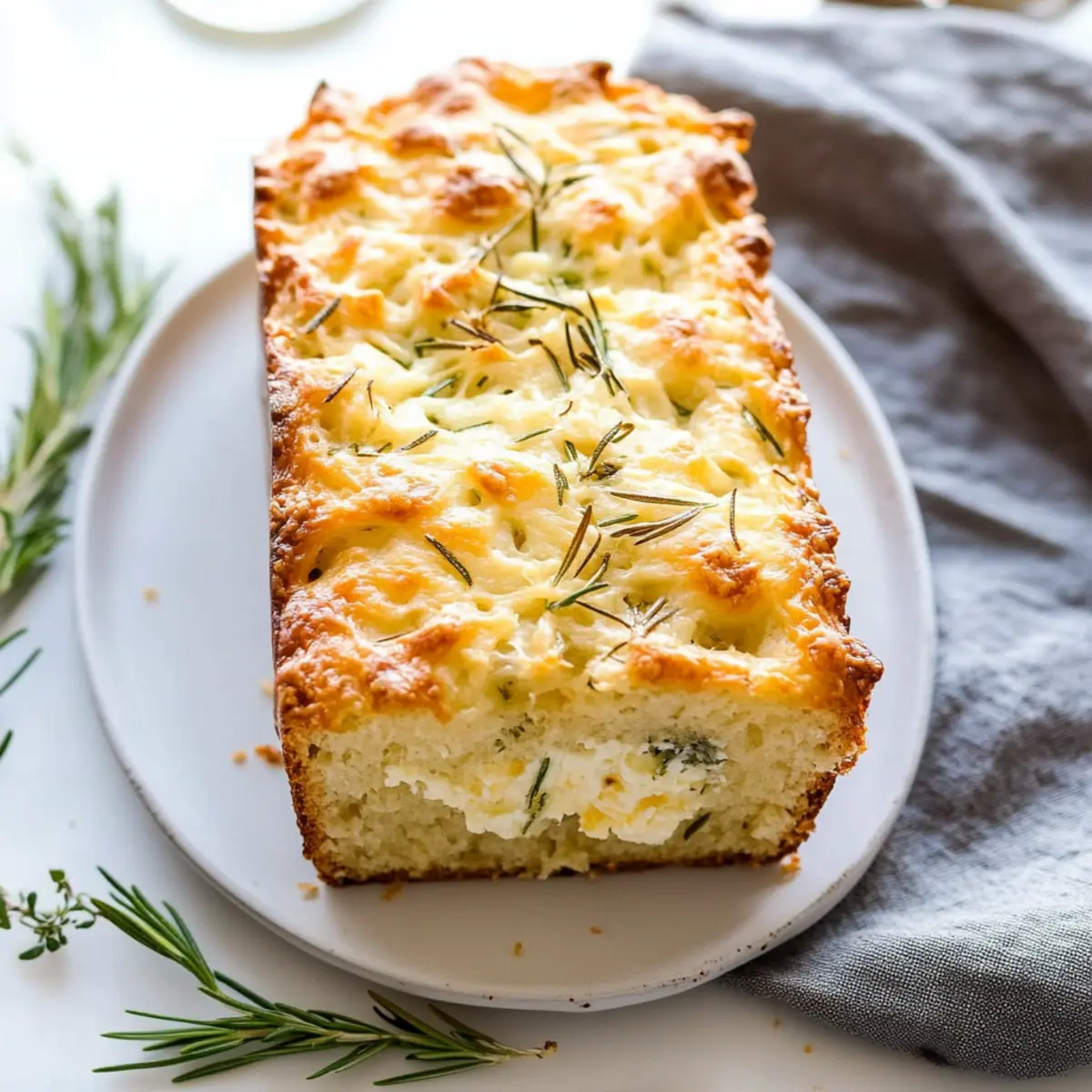 Herbed Ricotta Cheesy Bread