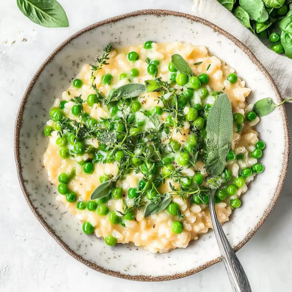 Spring Pea Risotto
