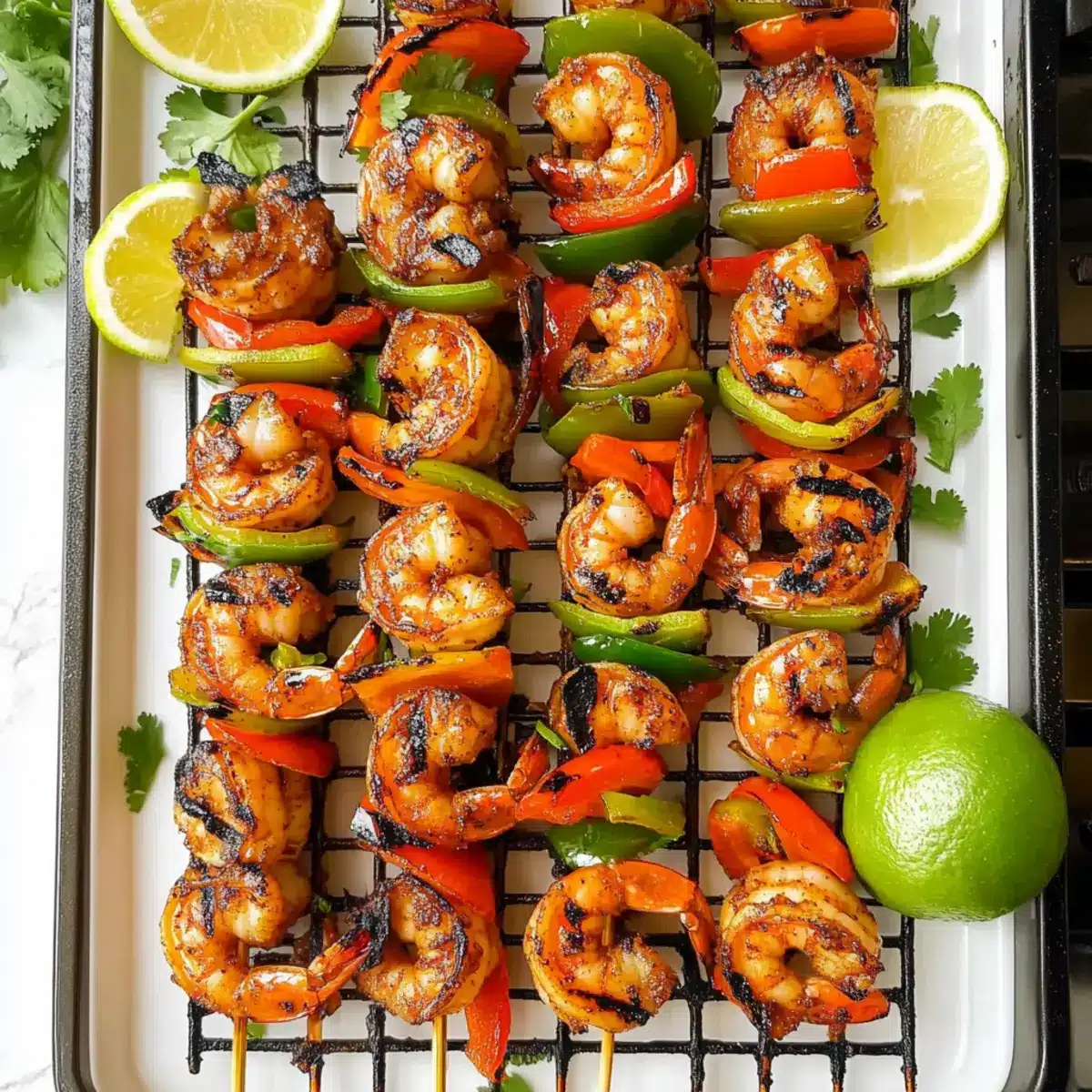 Oven-Baked Shrimp Skewers