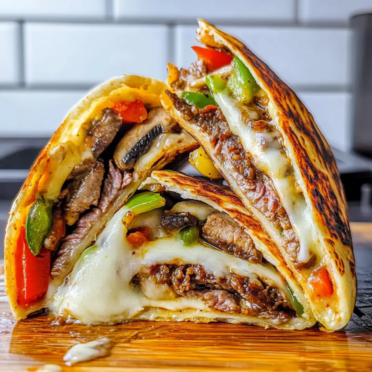 Philly Cheesesteak Quesadilla