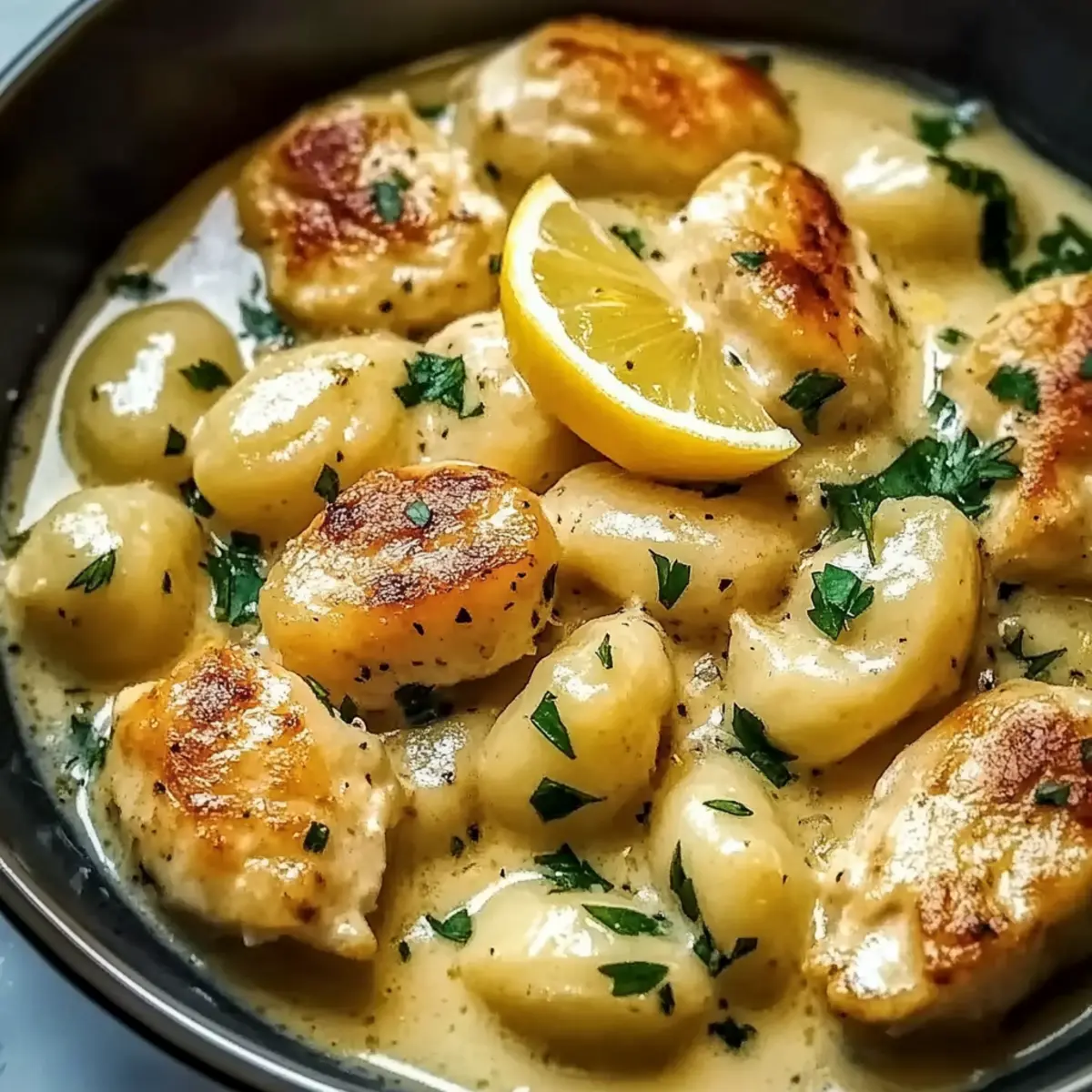 Lemon Chicken Gnocchi