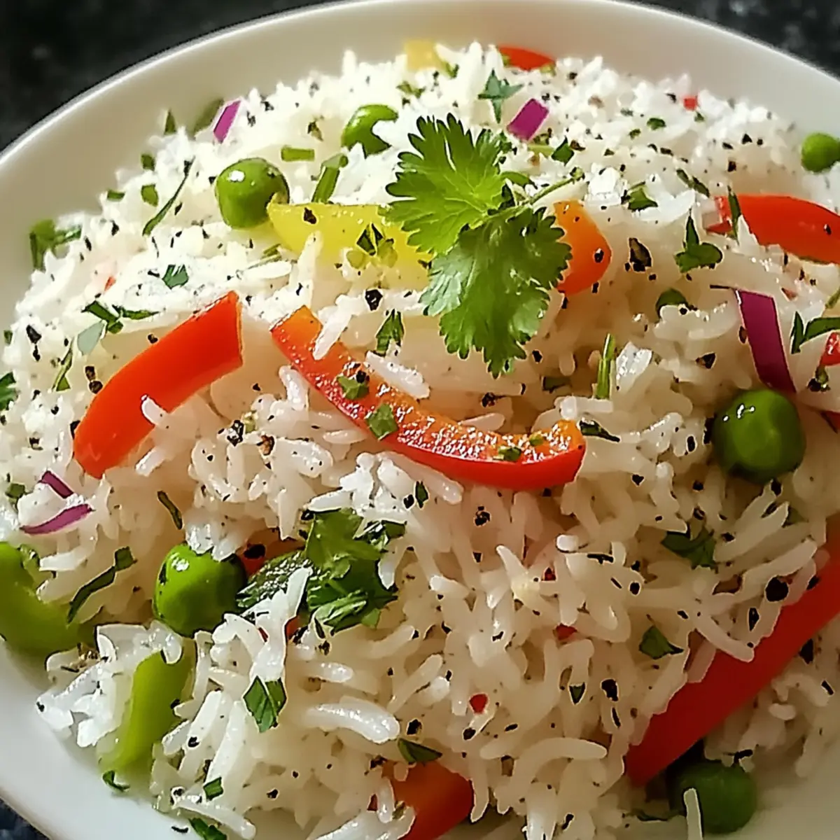 Island Coconut Pepper Rice