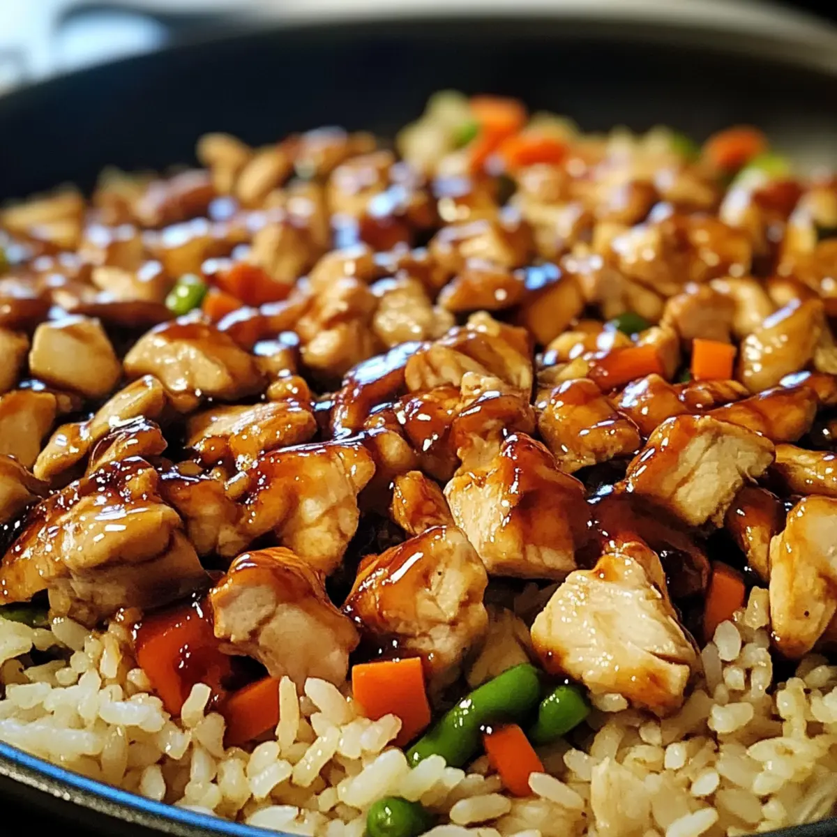 Honey BBQ Chicken Rice