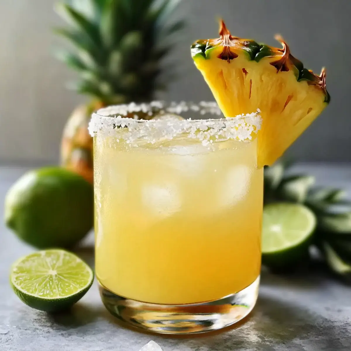 Pineapple Margarita Mocktail