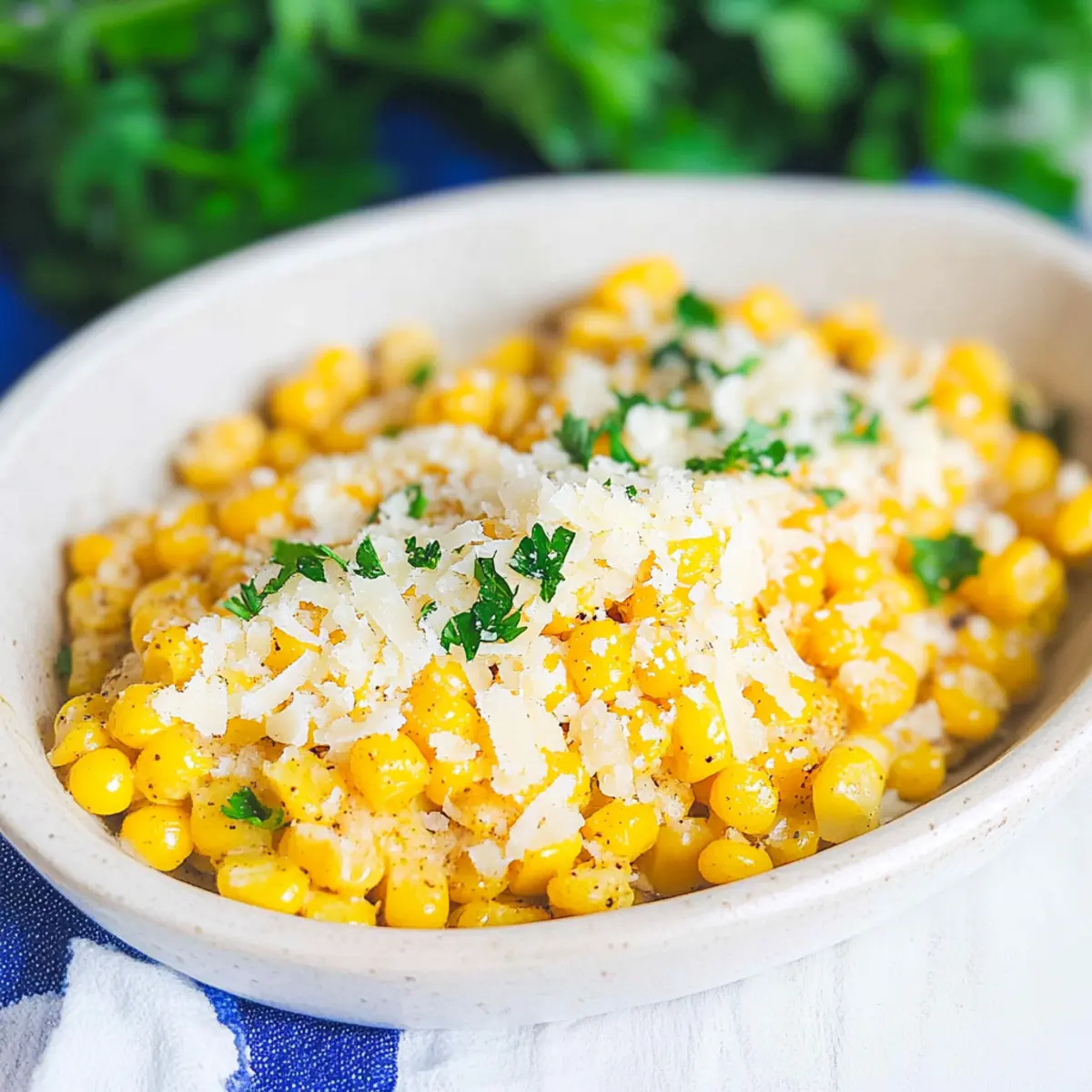 Garlic Parmesan Corn
