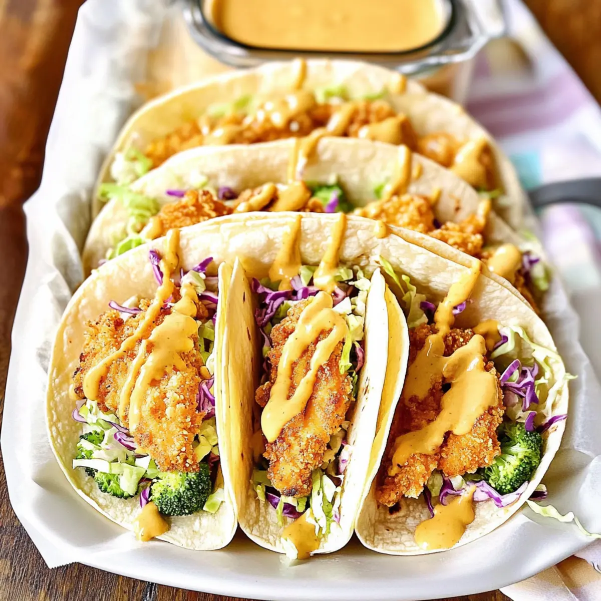 Honey Mustard Chicken Tacos