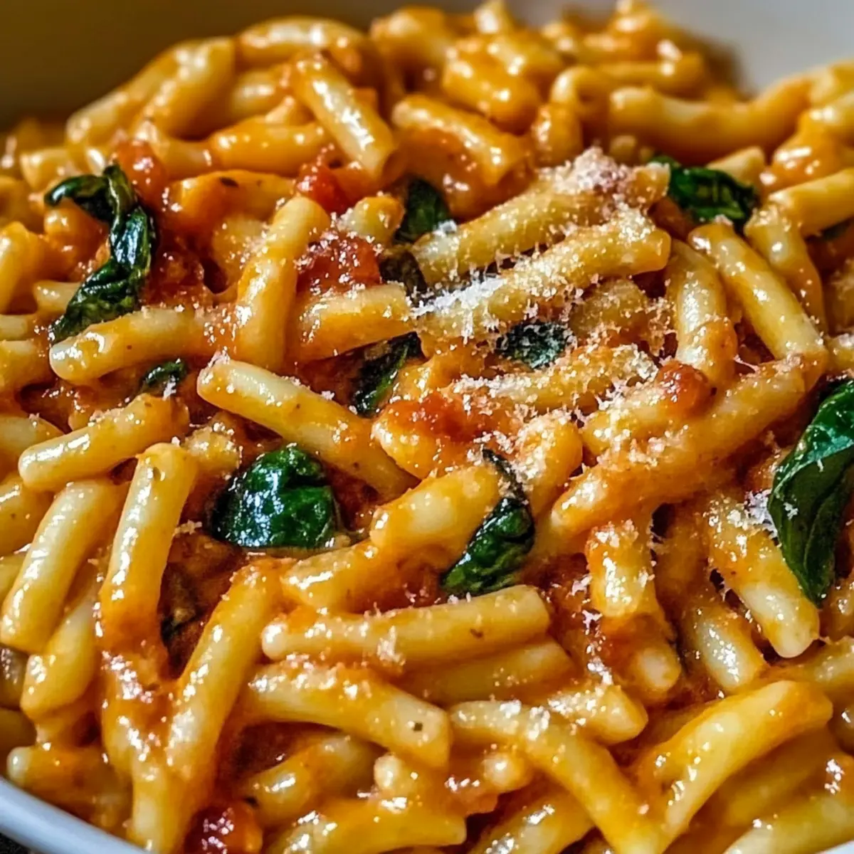 Creamy Basil & Calabrian Chili Cavatelli