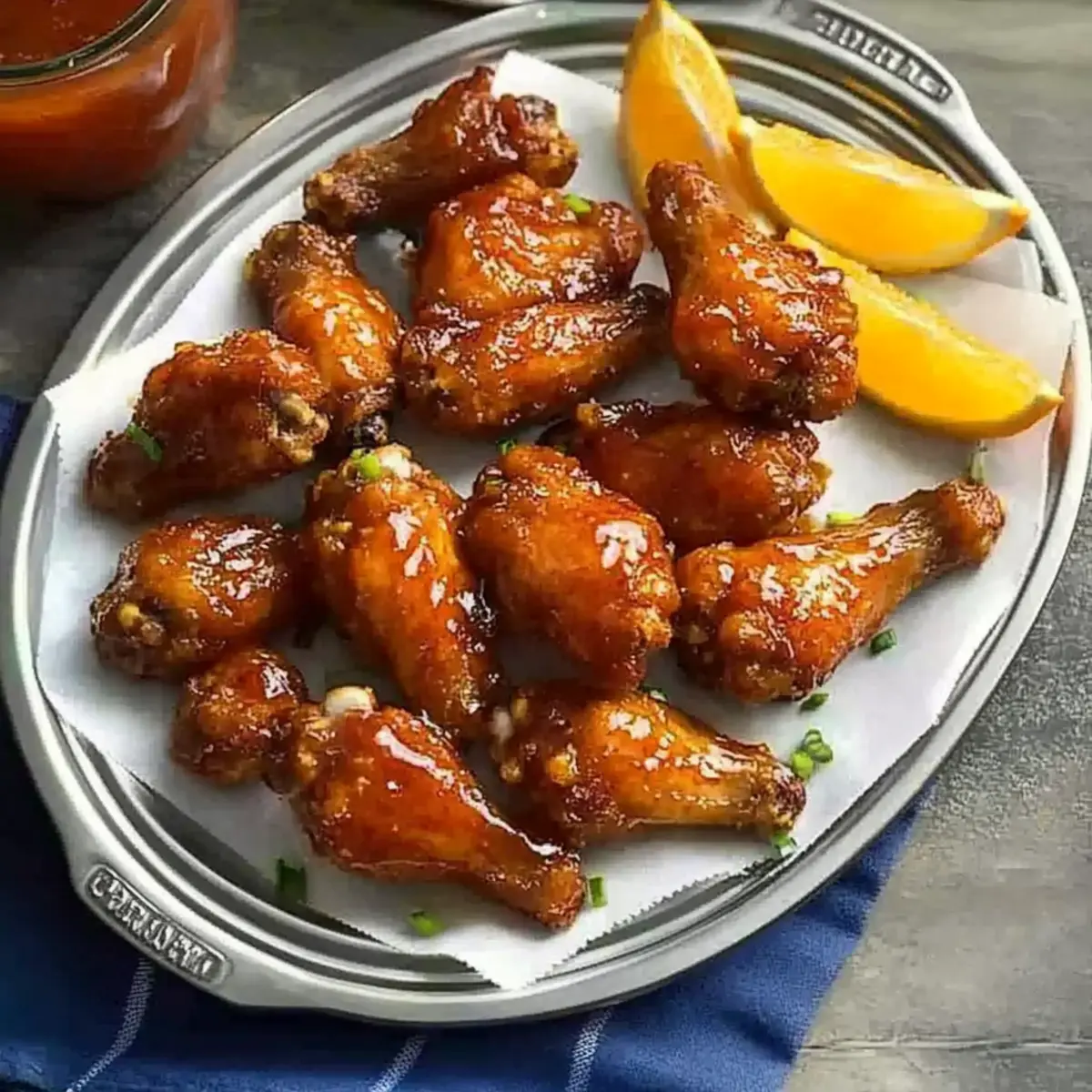 Orange Pepper Chicken Wings