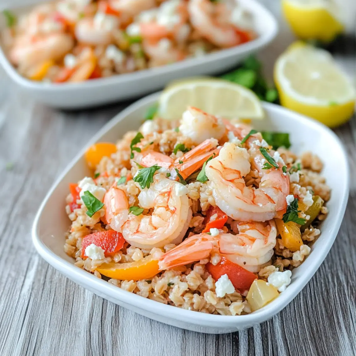 Shrimp and Farro Salad