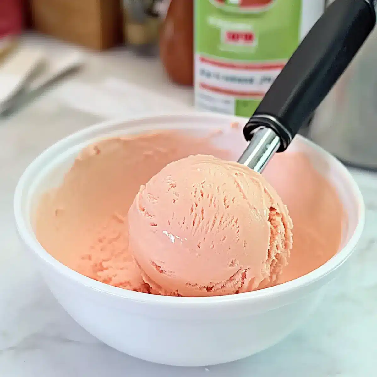 Rhubarb Ice Cream