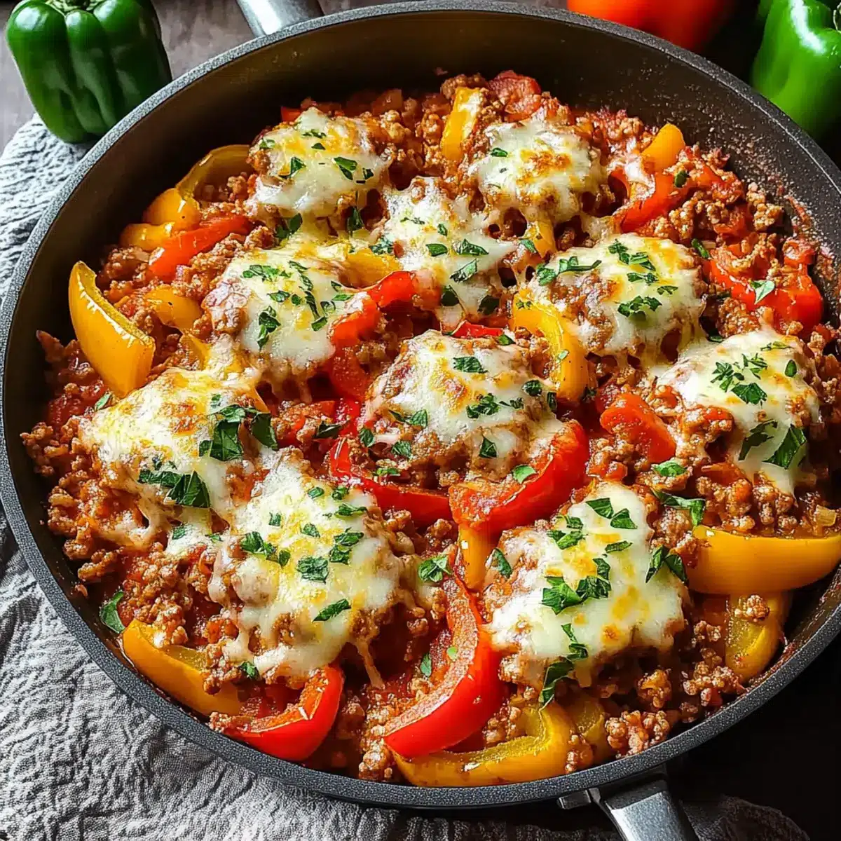 Unstuffed Pepper Skillet