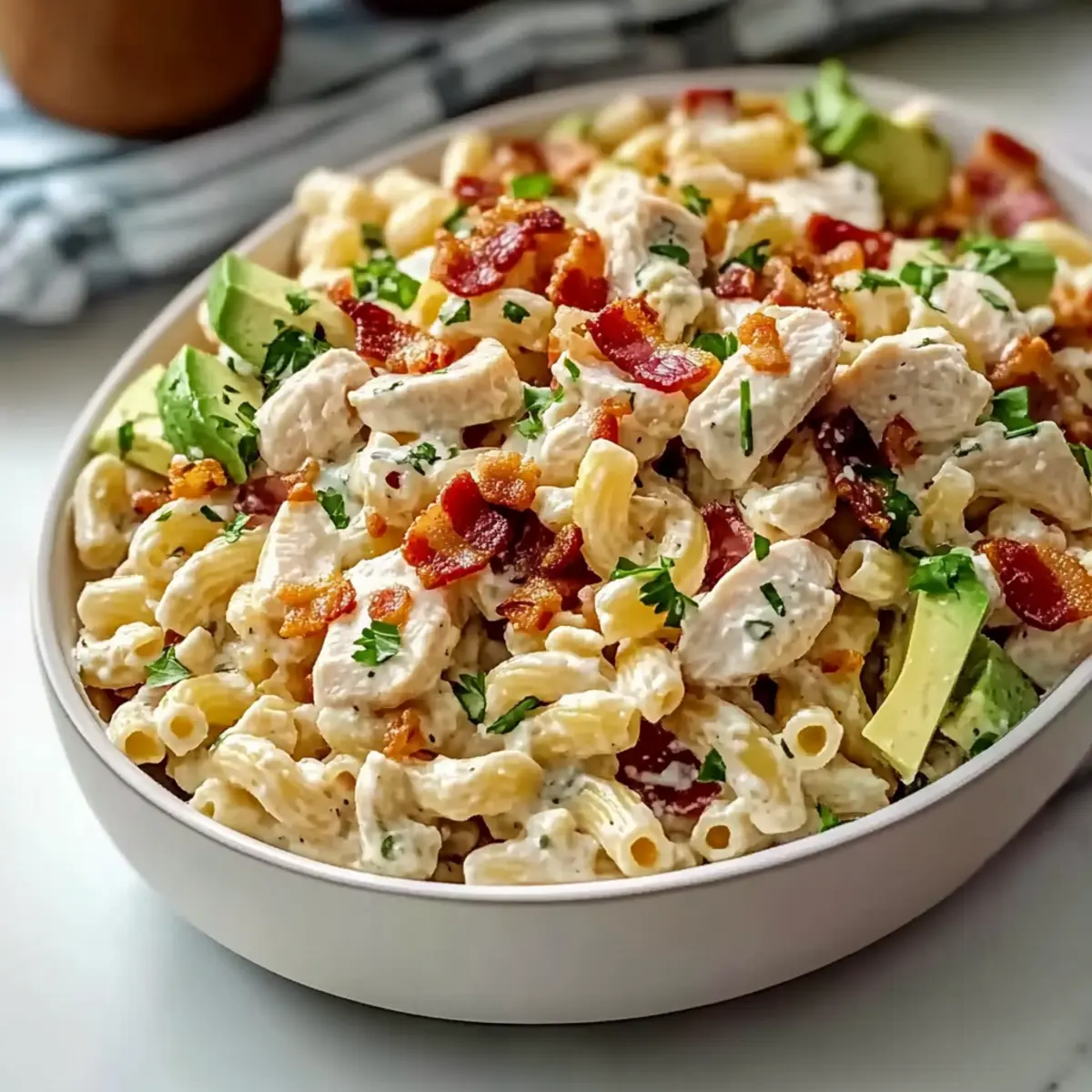 Creamy Chicken Pasta Salad