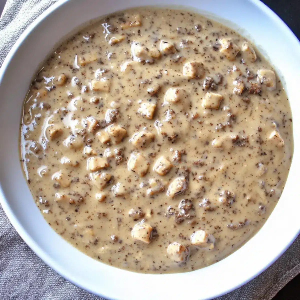 Vegan Tofu Sausage Gravy