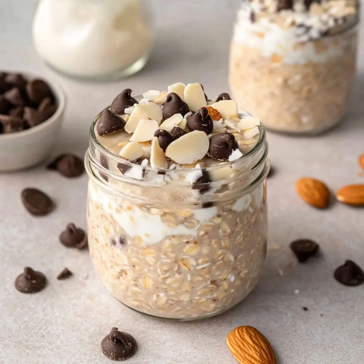 Almond Joy Overnight Oats