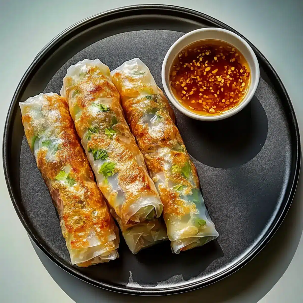 Air Fryer Rice Paper Noodle Rolls