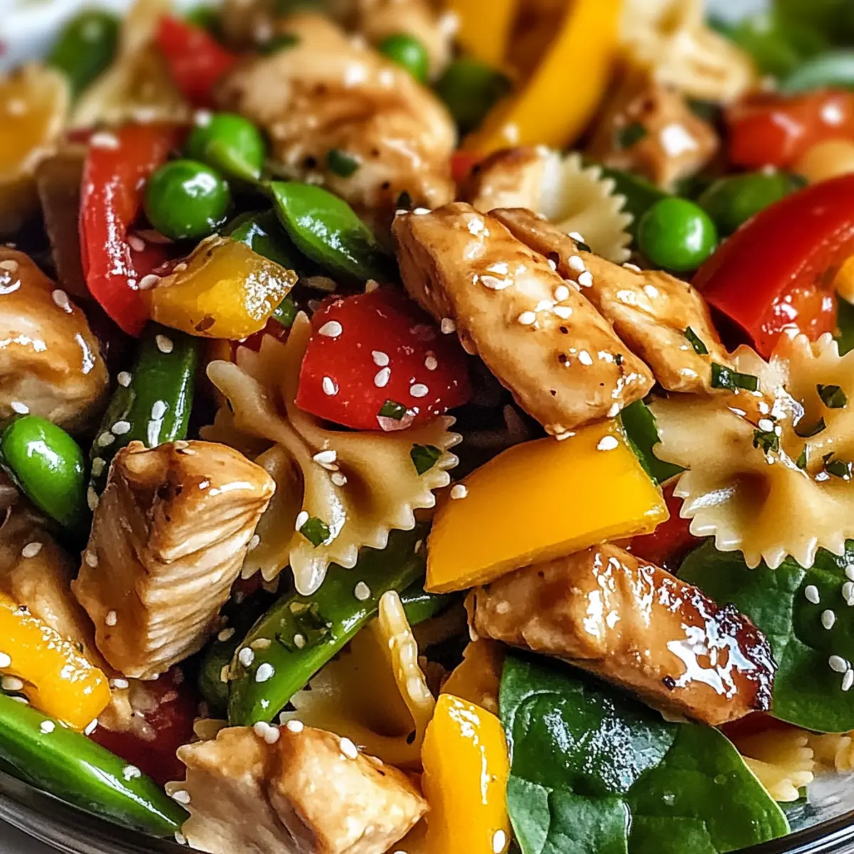 Teriyaki Chicken Pasta Salad