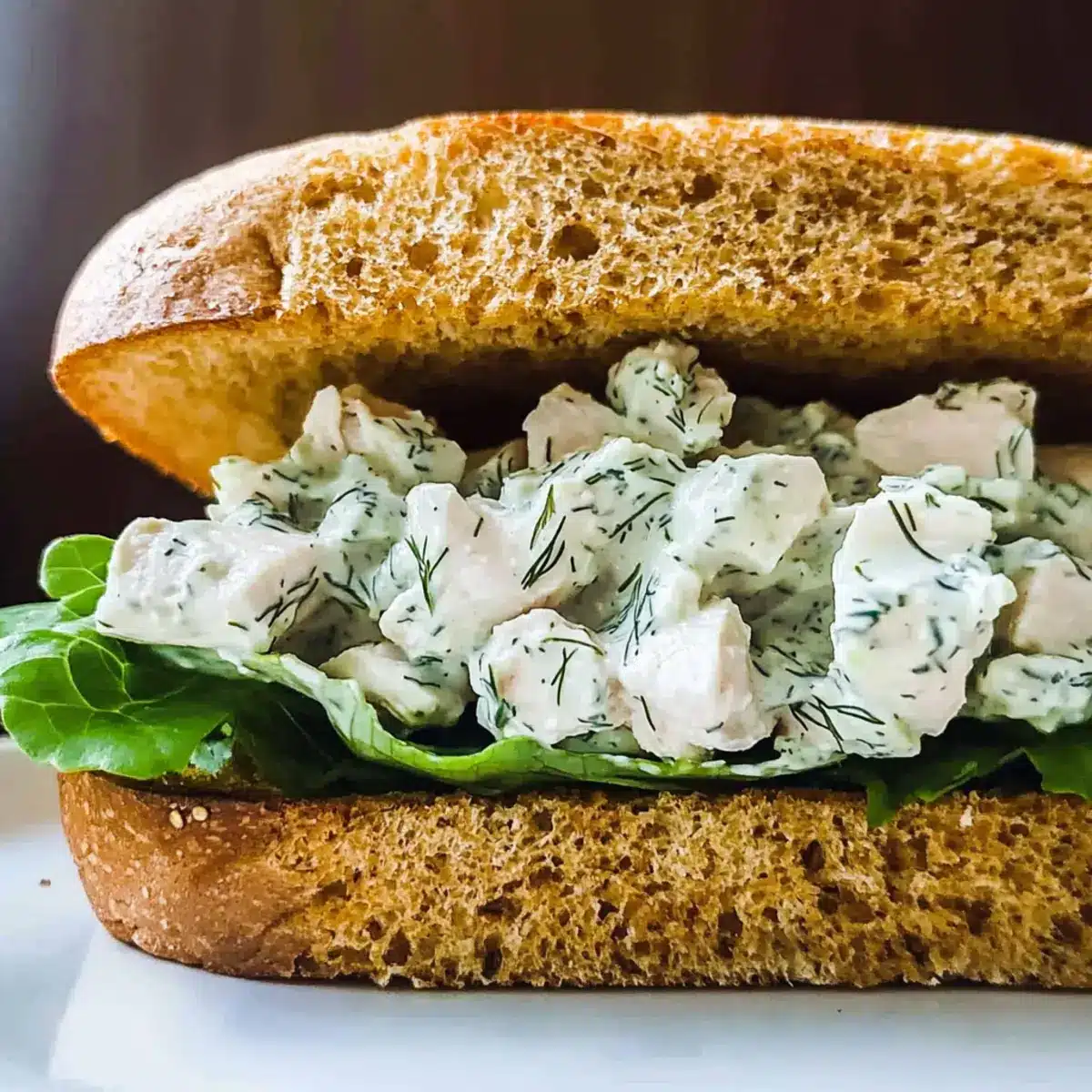 Dill Chicken Salad Sandwich