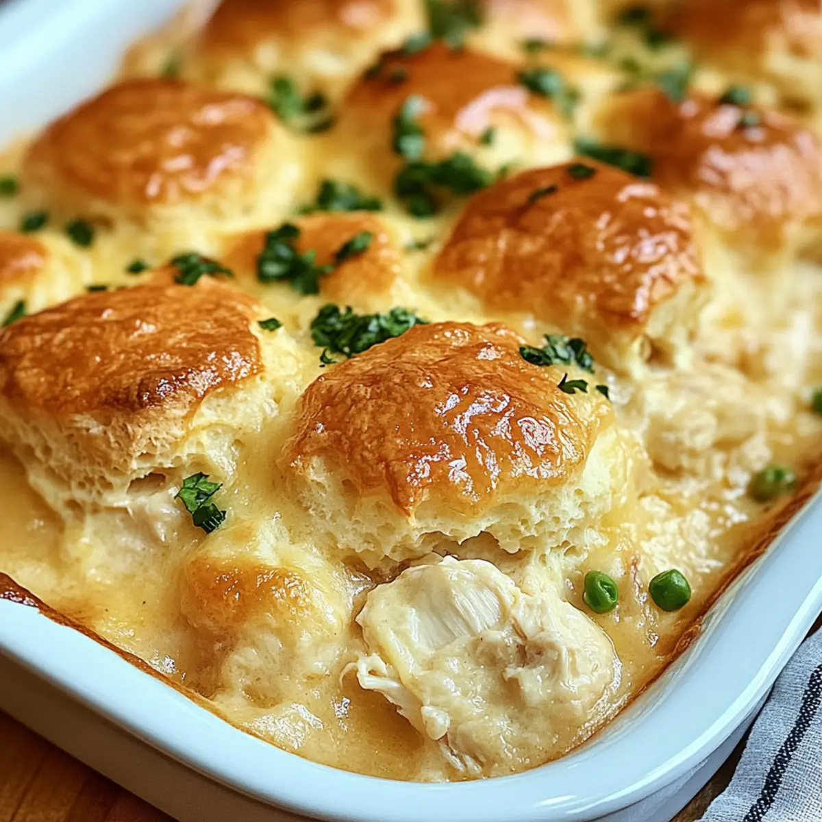 Cheddar Bay Chicken Cobbler