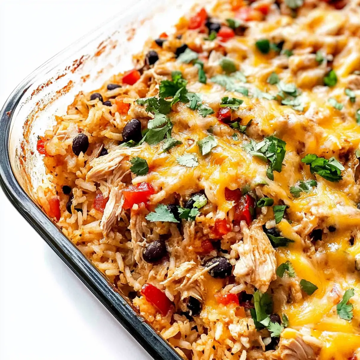 Chicken Burrito Casserole