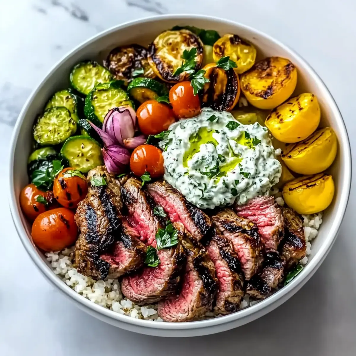 Mediterranean Steak Bowl