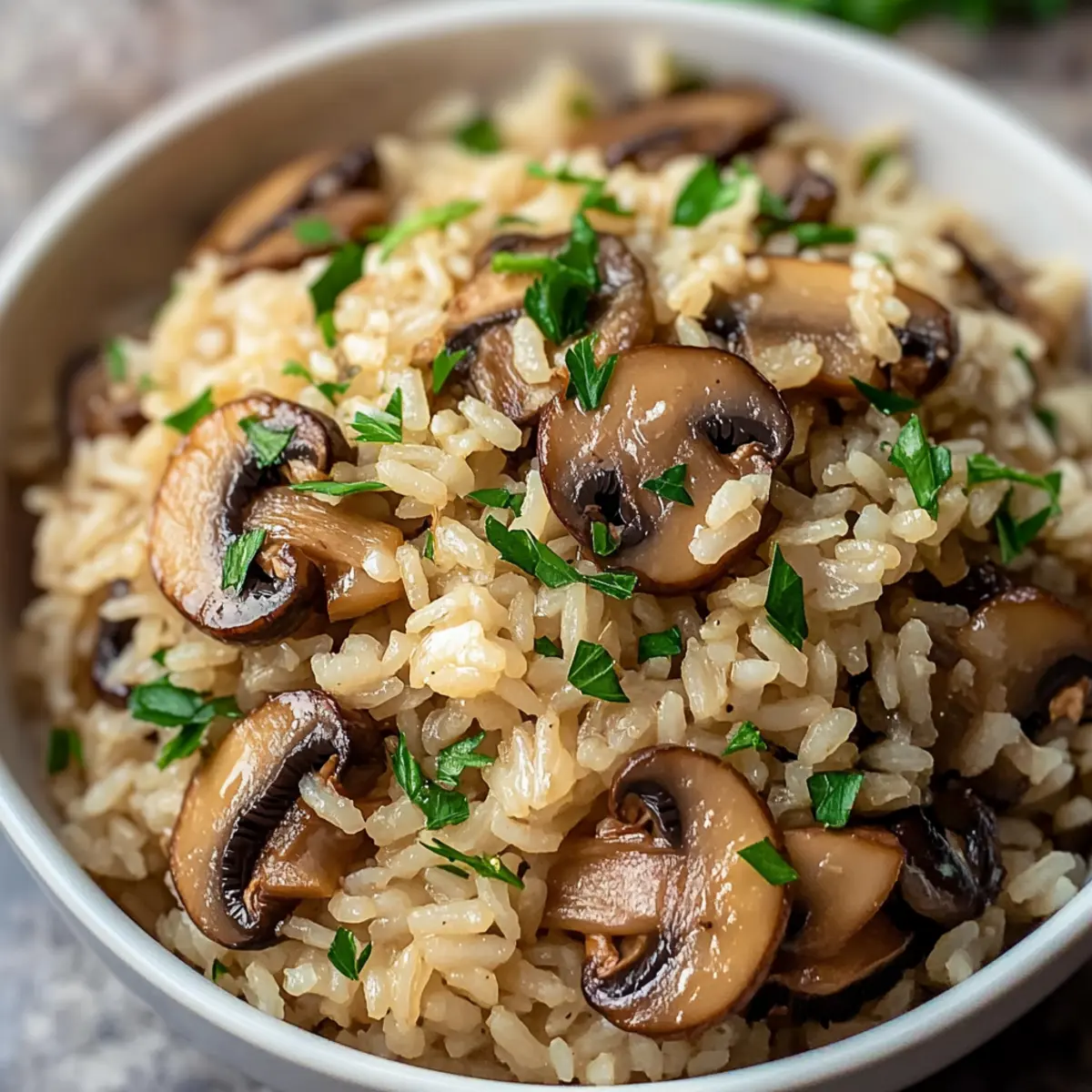 Mushroom Rice