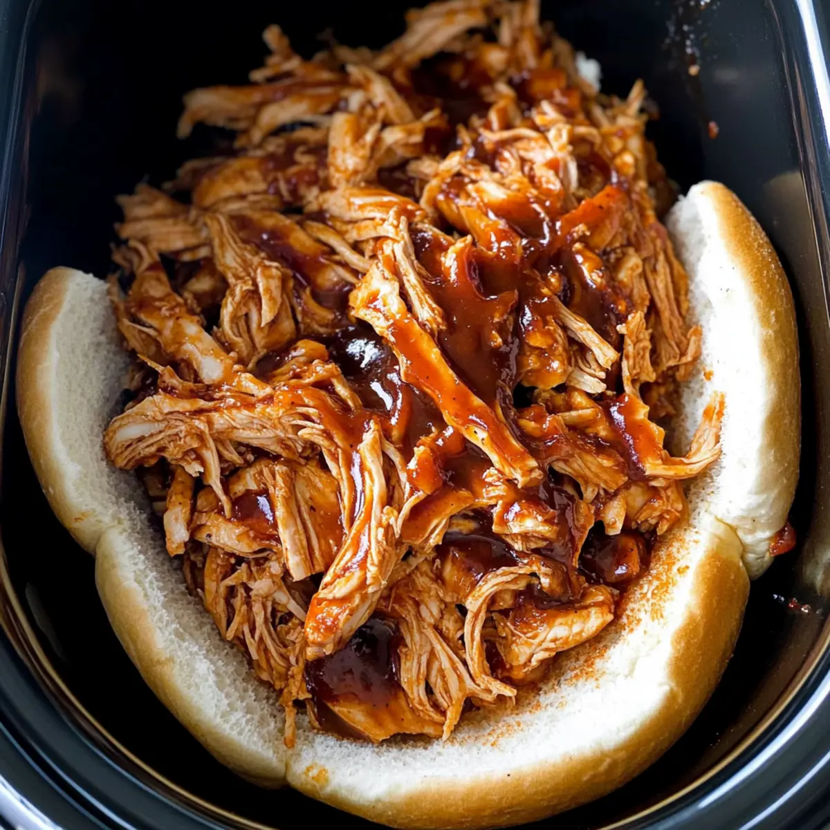 Crockpot BBQ Pulled Chicken