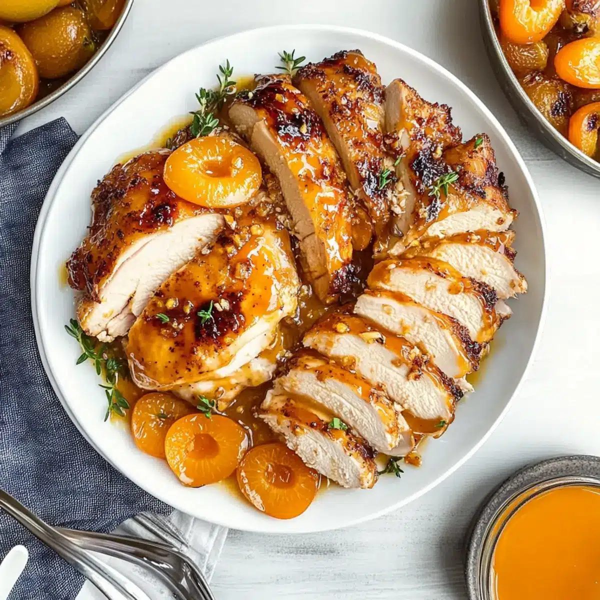 Apricot Glazed Baked Chicken