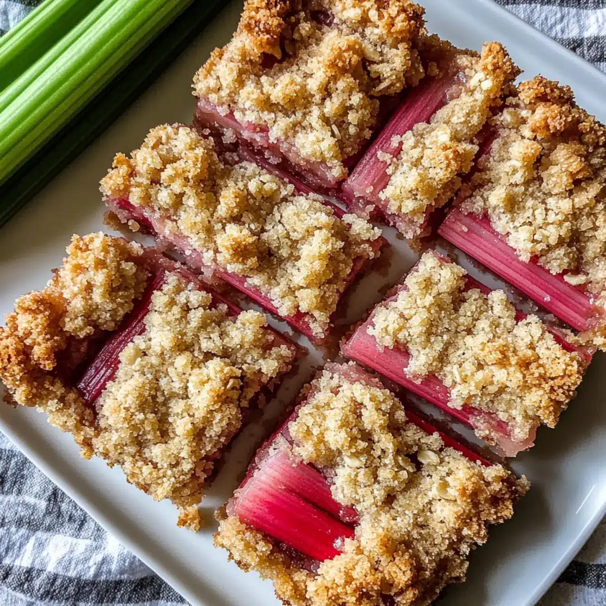 Amish Oatmeal Rhubarb Bars