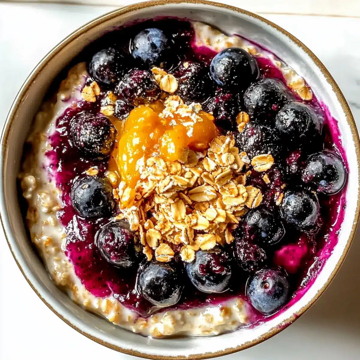 Blueberry Pie Overnight Oats