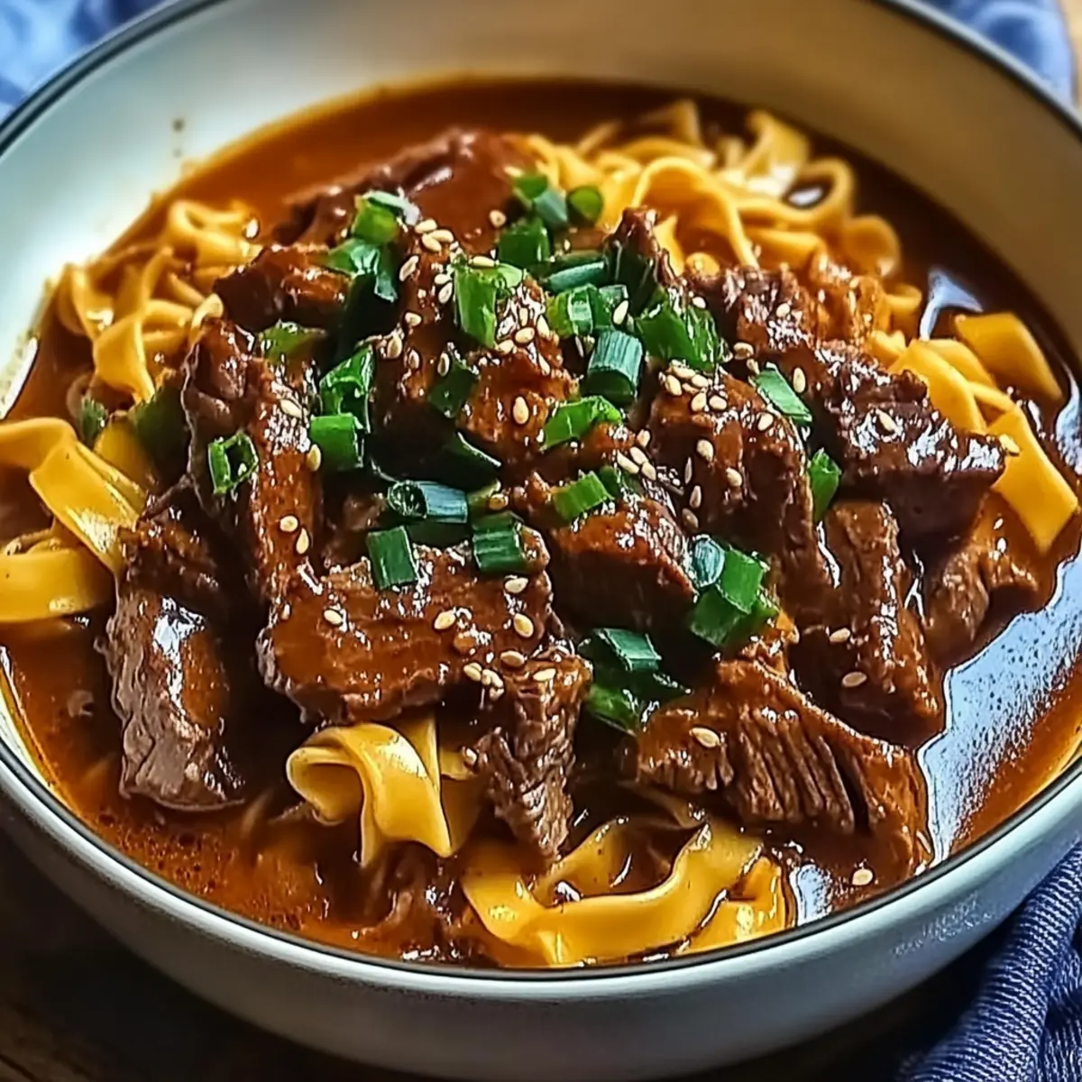 Korean Beef Noodles