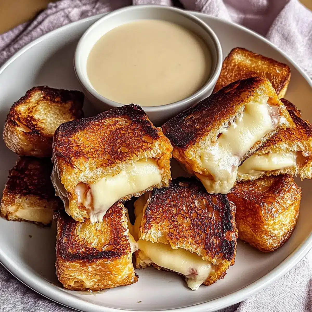Hawaiian Roll Grilled Cheese