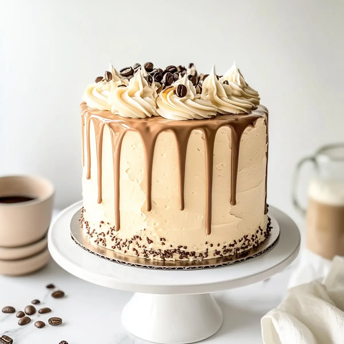 White Chocolate Mocha Cake