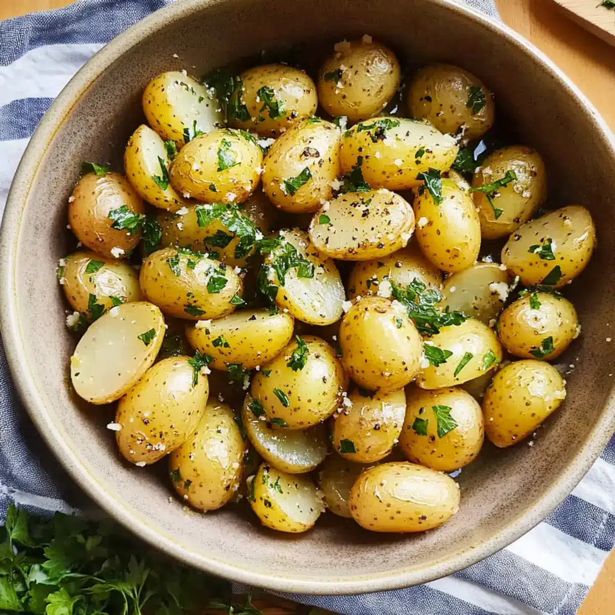 Garlic Parsley Potatoes
