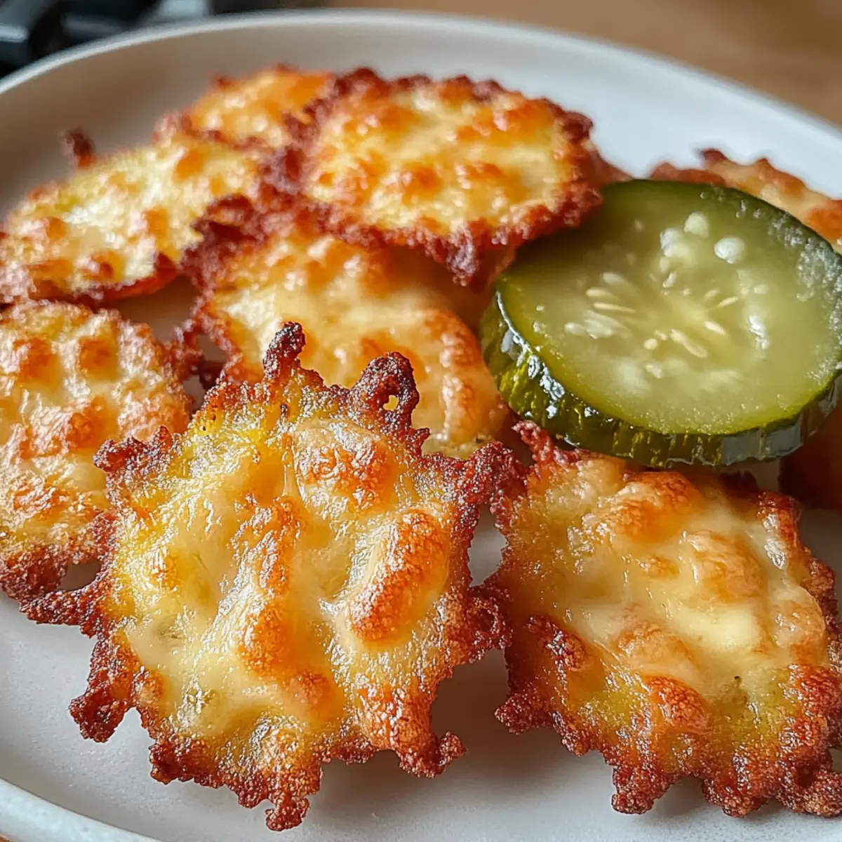 Crispy Pickle Cheese Bites