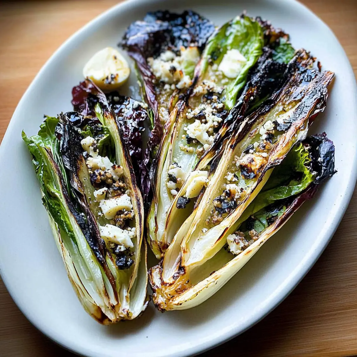 Grilled Romaine Caesar Salad