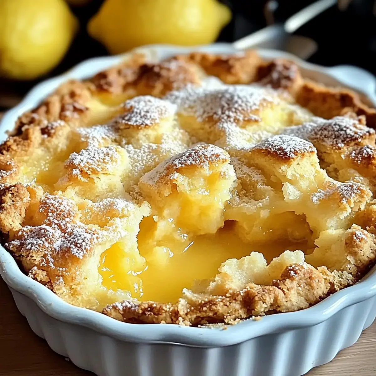 Magic Lemon Cobbler