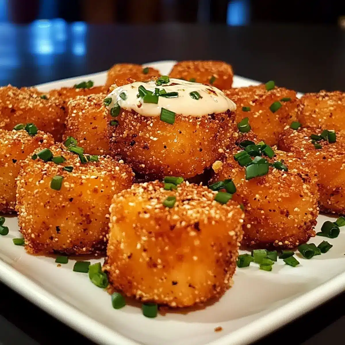 Crispy Bang Bang Salmon Bites