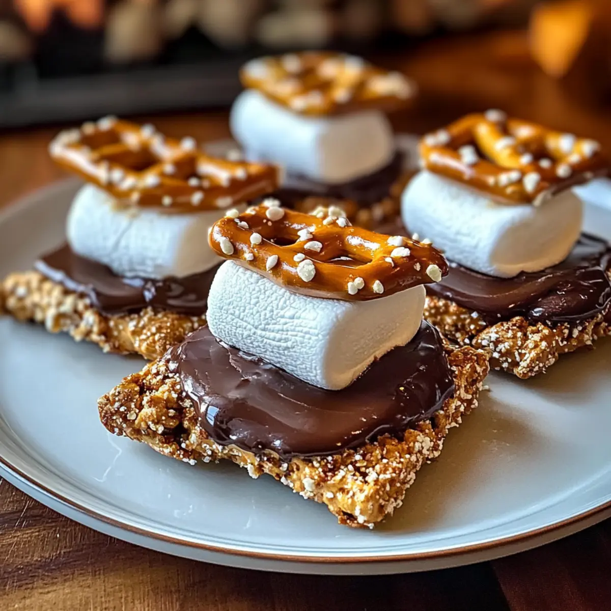 Chocolate Pretzel S’mores