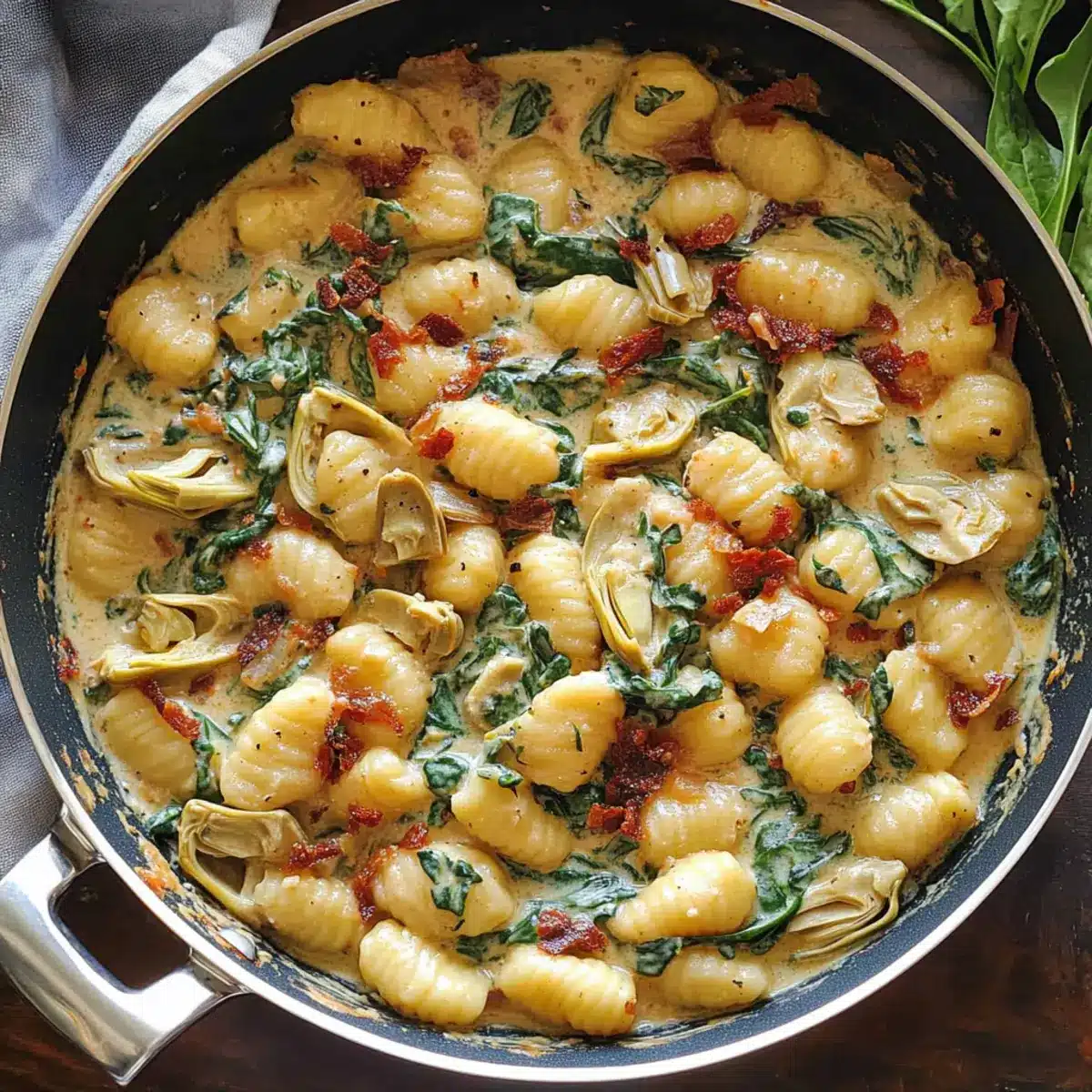 Creamy Tuscan Gnocchi