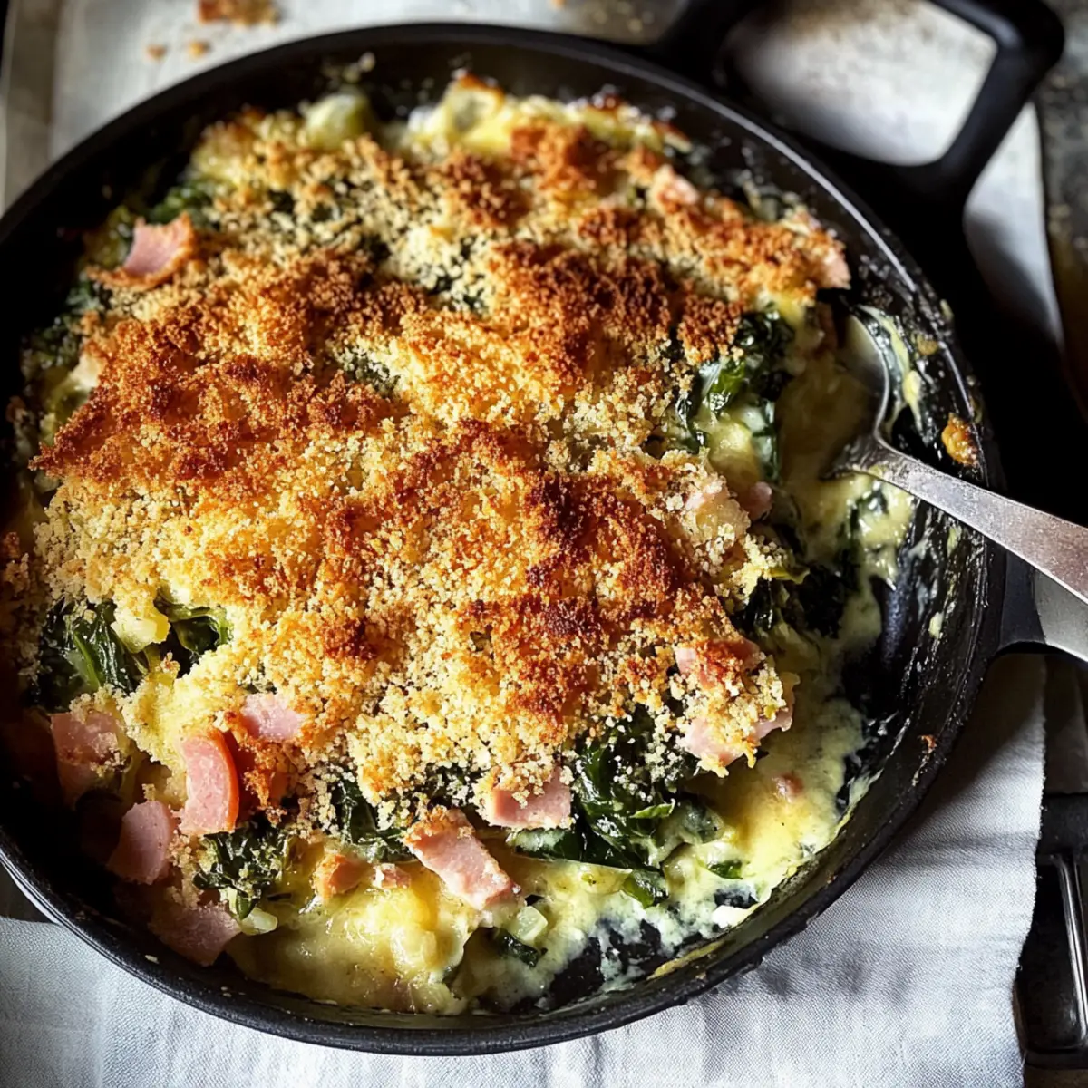 Collard Green Gratin