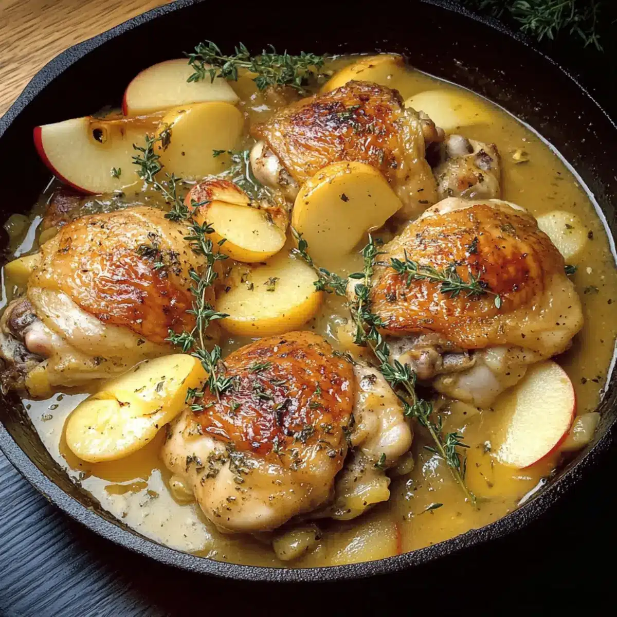 French Apple Cider Chicken