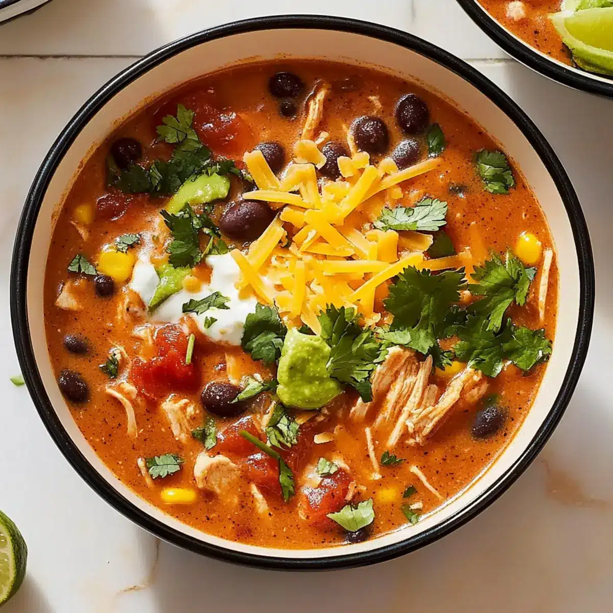 Creamy Chicken Enchilada Soup for Cozy Nights In