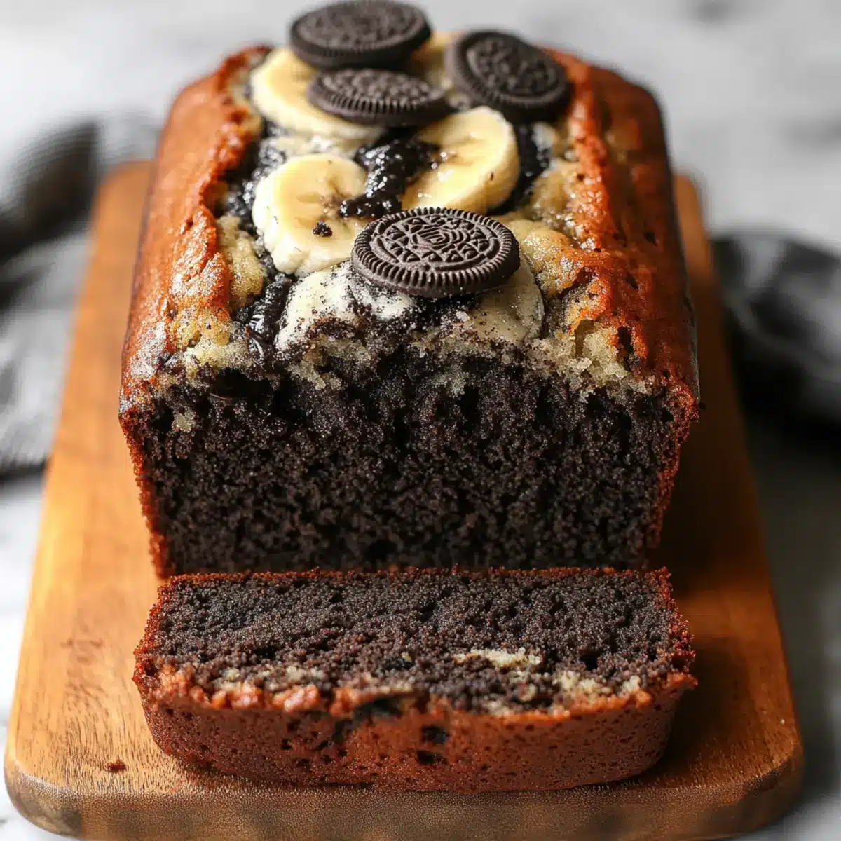 Oreo Banana Bread