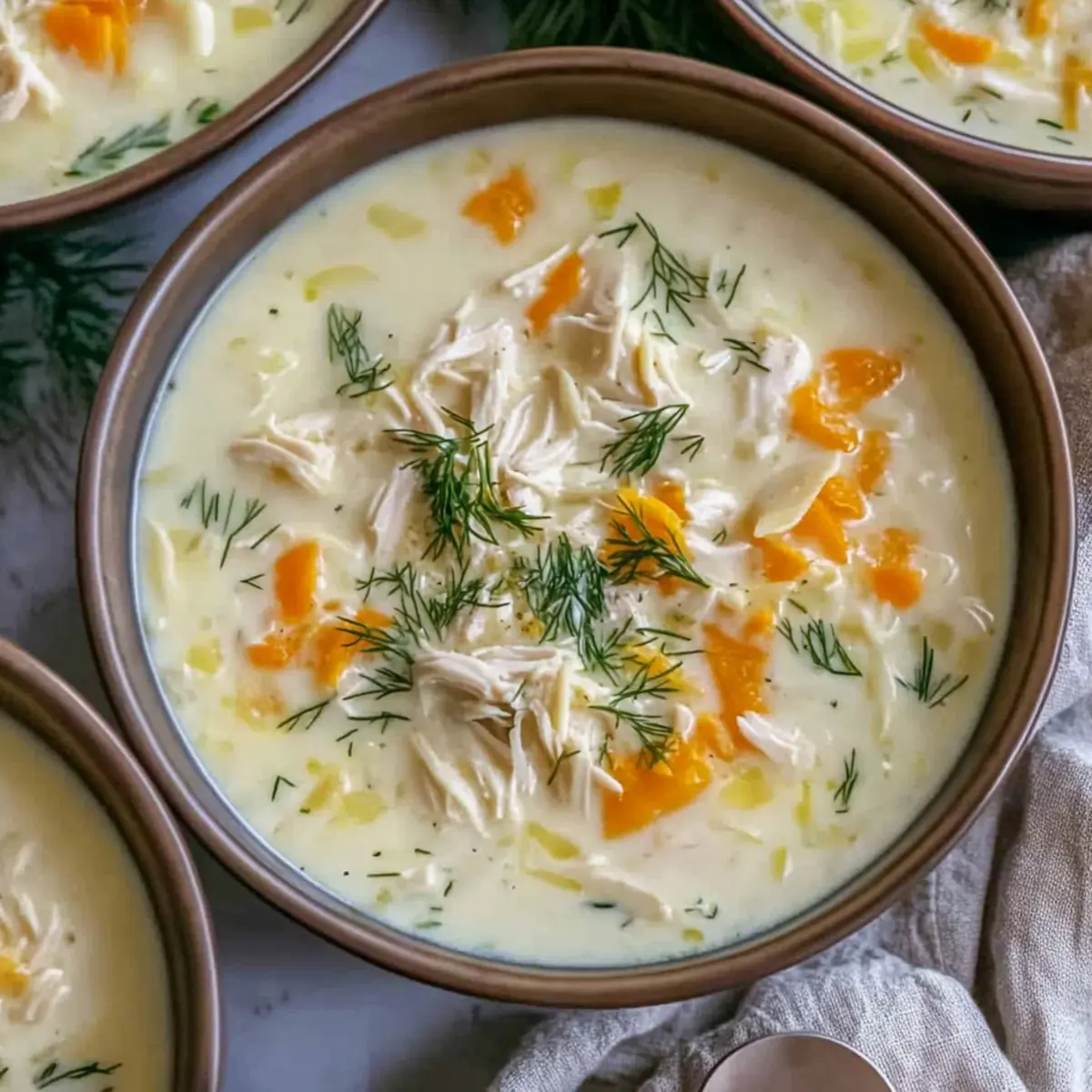 Lemon Orzo Chicken Soup