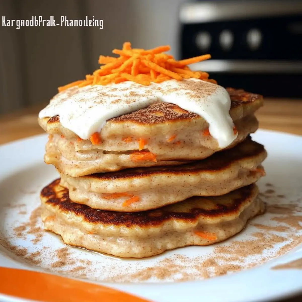 Carrot Cake Protein Pancakes