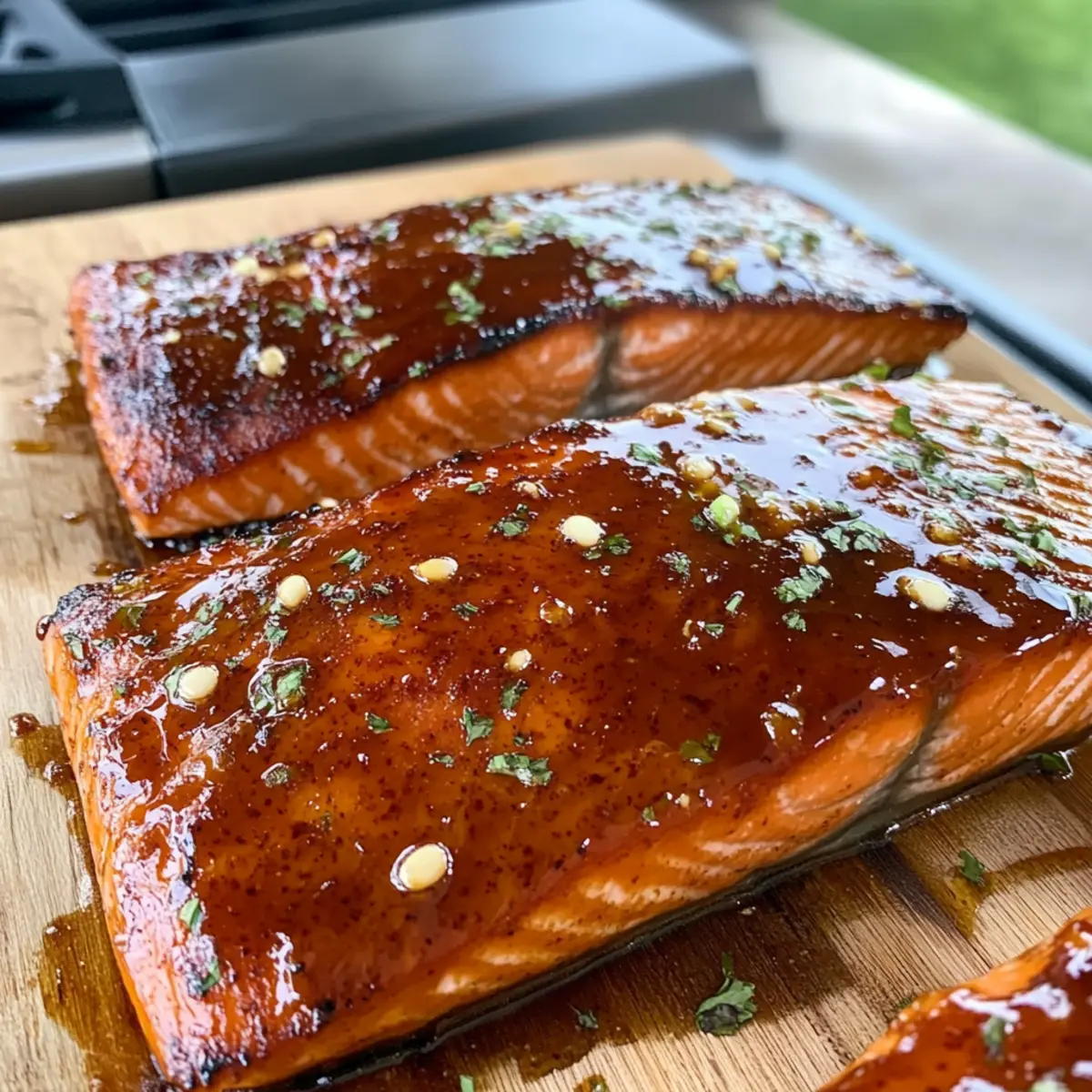Chili Garlic Smoked Salmon