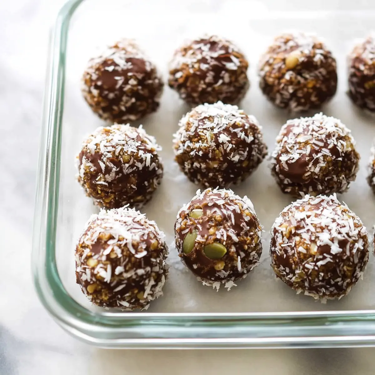 Chocolate Pumpkin Seed Bliss Bites